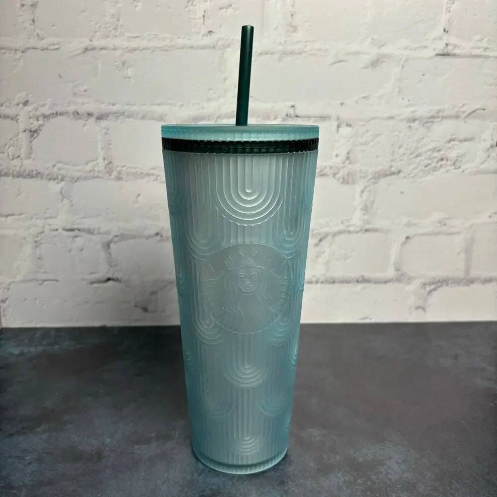 Starbucks 2024 Anniversary Shell Soft Touch Mint Green Venti Tumbler